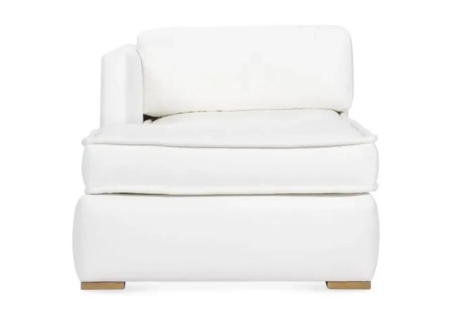 Lane LF Tufted Chaise - White - Comfortable, Sturdy, Stylish