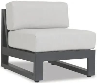 Laken Outdoor Armless Club Chair - Gray