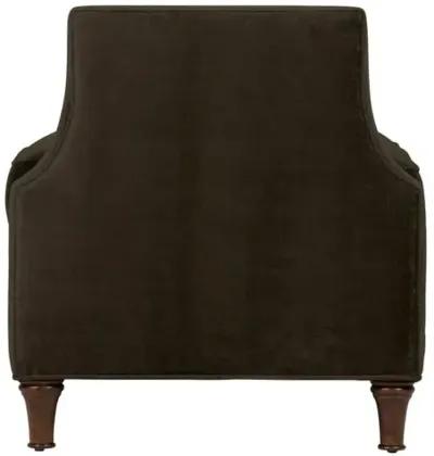 Dumont Velvet Bench - Handcrafted in the USA - Brown