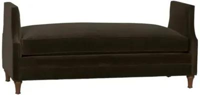 Dumont Velvet Bench - Handcrafted in the USA - Brown