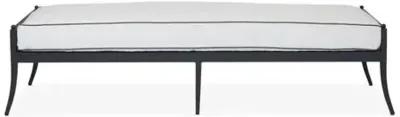 Winterthur Estate Outdoor Bench - White/Black Welt - Lane Venture