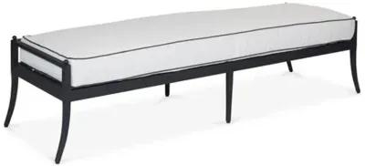 Winterthur Estate Outdoor Bench - White/Black Welt - Lane Venture