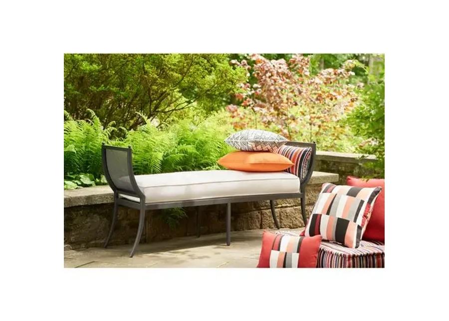 Winterthur Estate Outdoor Bench - White - Lane Venture