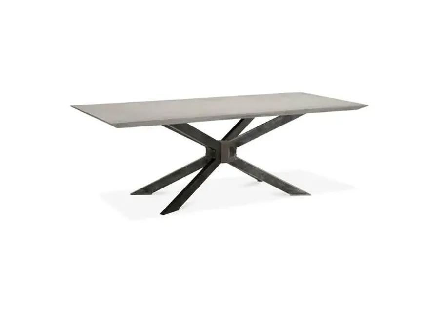 Tome Dining Table - Ash Gray/Concrete