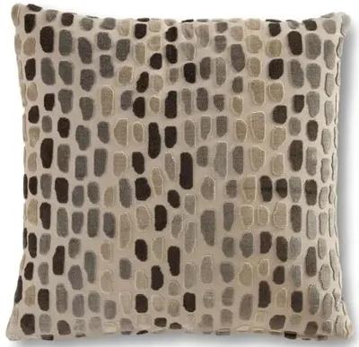 Finley 19x19 Pillow - Gray Metallic Spots - Massoud