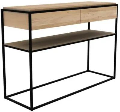 Monolit Console - Black/Oak - Ethnicraft - Brown