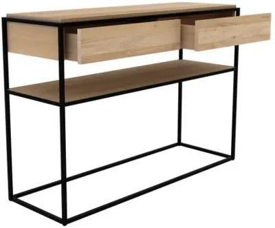 Monolit Console - Black/Oak - Ethnicraft - Brown