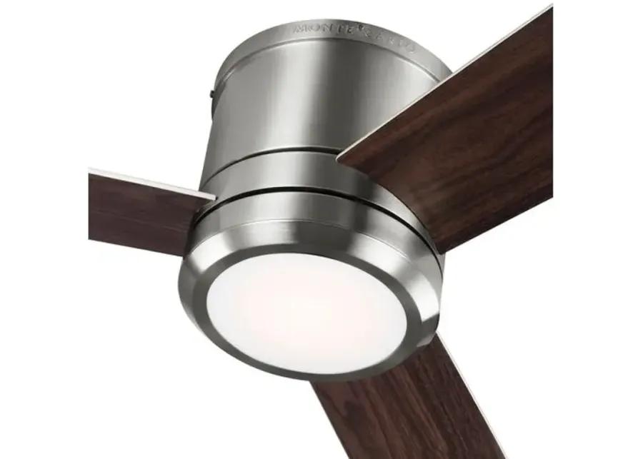 Visual Comfort - Clarity LED Ceiling Fan - Brushed Steel - Silver - 3 Blades - 3 Blades, Energy Efficient