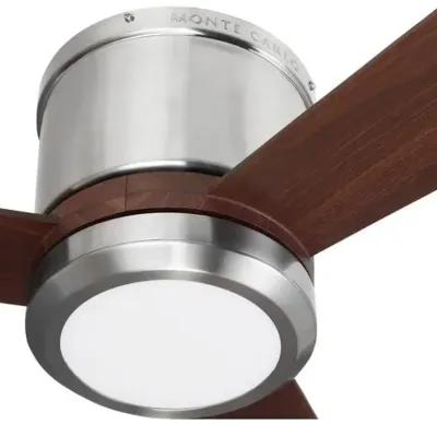 Visual Comfort - Clarity LED Ceiling Fan - Brushed Steel - Silver - 3 Blades - 3 Blades, Energy Efficient