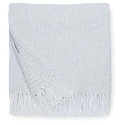 Terzo Throw - SFERRA - White - Lightweight, Soft, Warm, Fringed