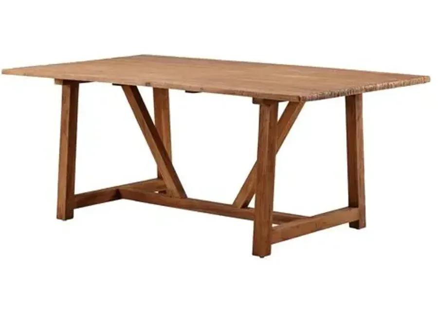 Lucas 71" Outdoor Dining Table - Natural - Sika Design