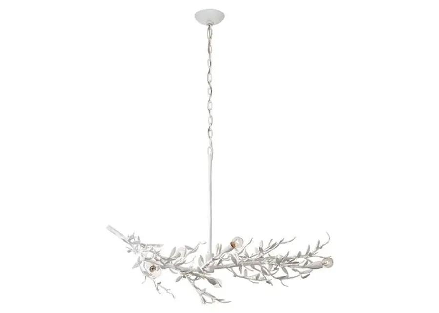 Visual Comfort - Mandeville Linear Chandelier - Plaster White