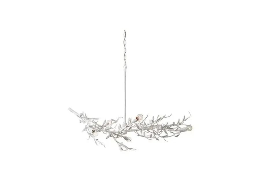 Visual Comfort - Mandeville Linear Chandelier - Plaster White