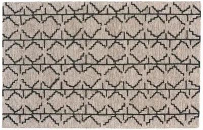 Salinas Rug - Charcoal/Gray - Beige - Beige