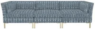 Marceau Modular Sofa - Shibori Indigo - Handcrafted