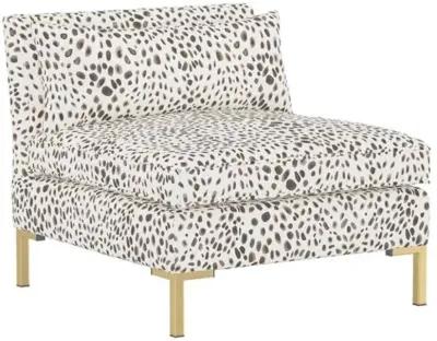 Marceau U-Shaped Sectional - Cheetah - Handcrafted - Ivory