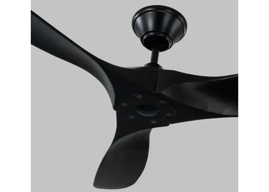 Visual Comfort - Maverick Ceiling Fan - Matte Black - 3 Blades, Hand-Held Remote Control, Energy Efficient, 6 Speed DC Motor