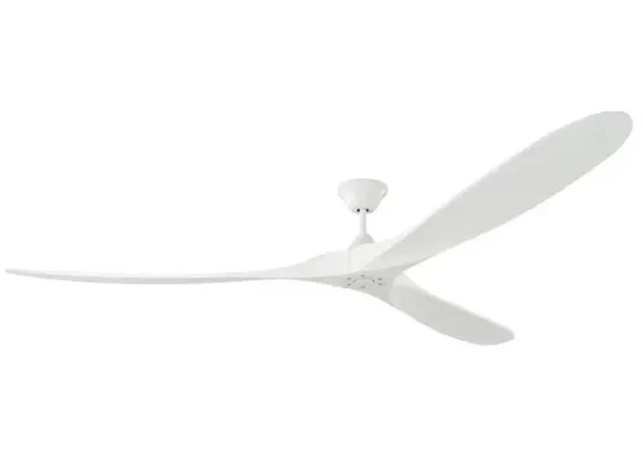 Visual Comfort - Maverick Ceiling Fan - Matte White - 3 Blades, Hand-Held Remote Control, Energy Efficient, 6 Speed DC Motor