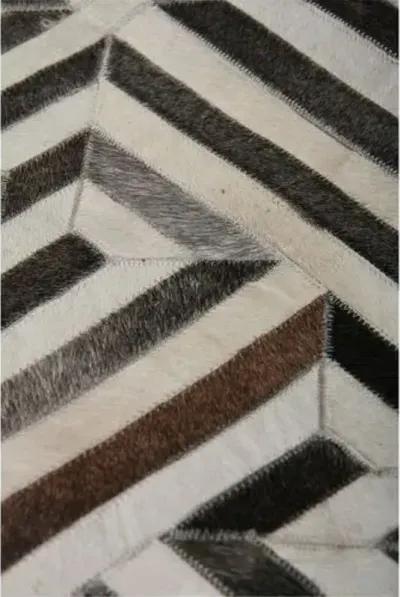 Geometric Hide - Gray/White - Exquisite Rugs - Gray - 9'6"x13'6"