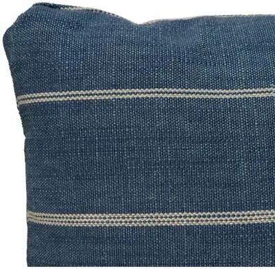 Tess Pillow - Indigo Stripe