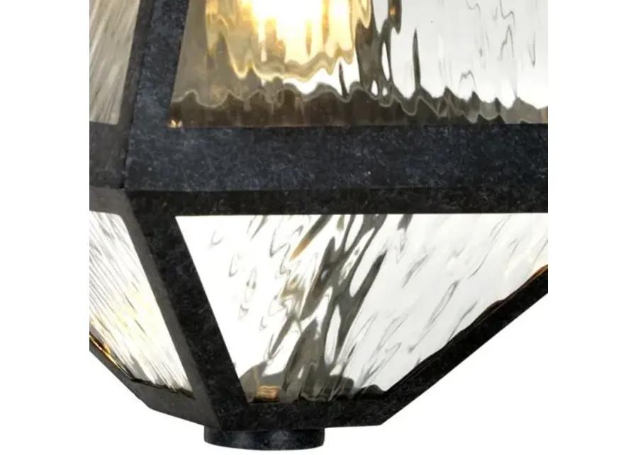 Glacier Outdoor Sconce - Black Charcoal - Crystorama