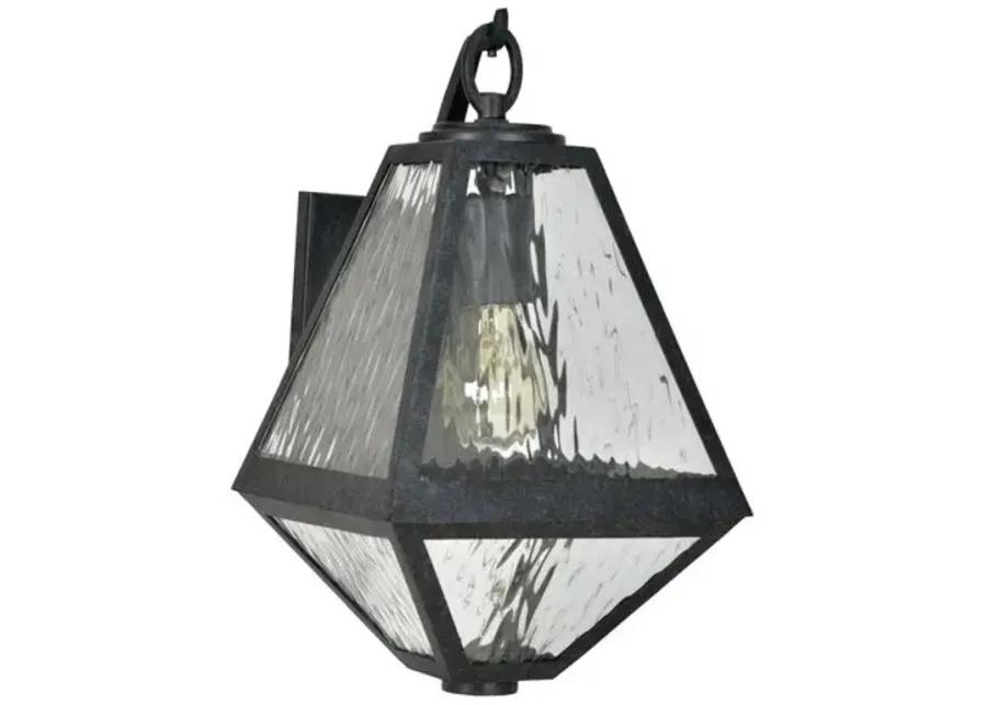 Glacier Outdoor Sconce - Black Charcoal - Crystorama