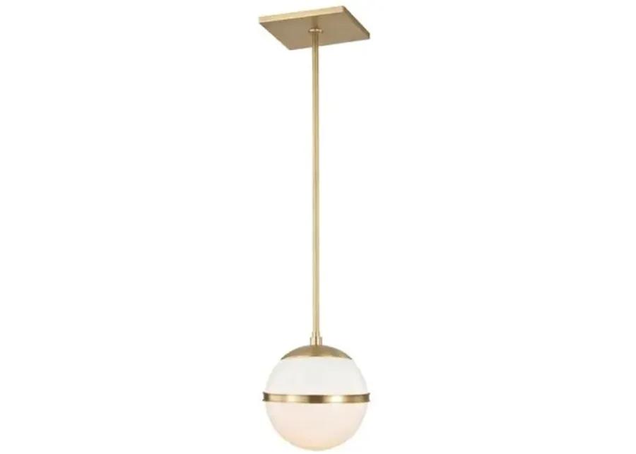 Truax Mini Pendant - Aged Brass - Crystorama - Gold