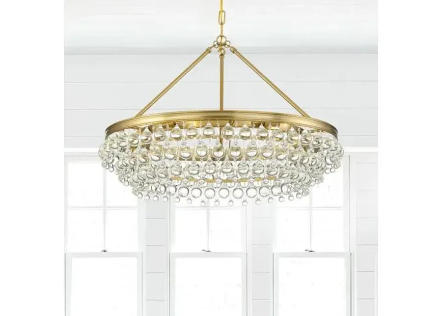 Calypso 6-Light Large Chandelier - Vibrant Gold - Crystorama