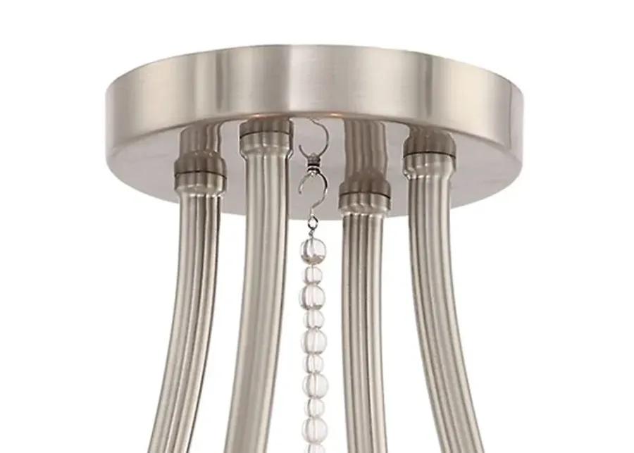 Clover 4-Light Flush Mount - Brushed Nickel - Crystorama