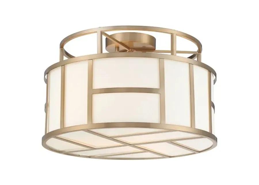 Danielson 4-Light Flush Mount - Vibrant Gold - Crystorama