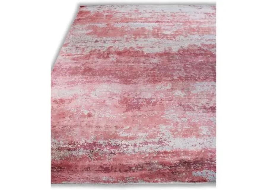 Lorni Hand-Knotted Rug - Pink - Exquisite Rugs - Handcrafted - Pink