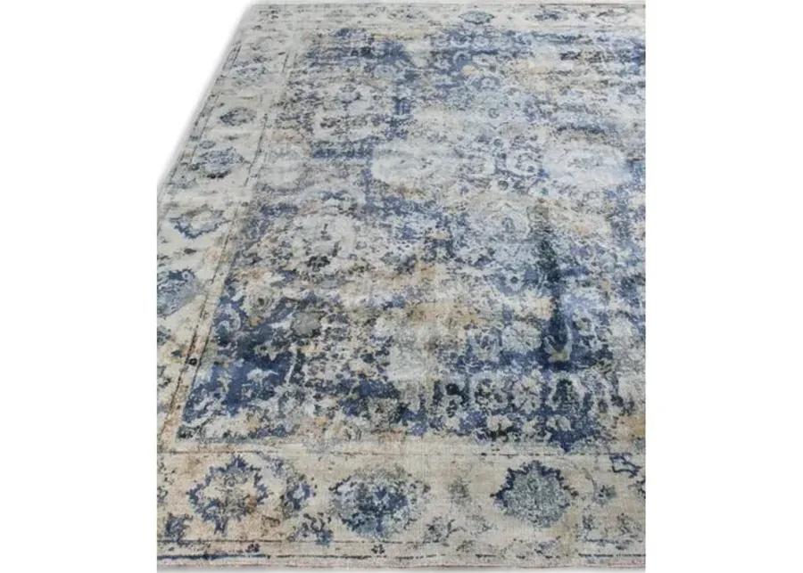 Janney Hand-Knotted Rug - Blue - Exquisite Rugs - Blue