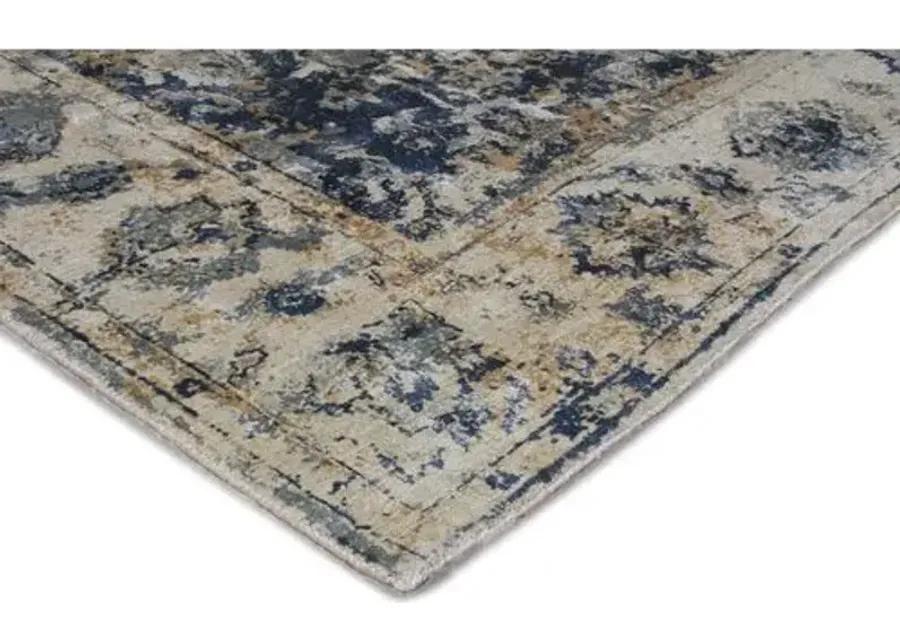 Janney Hand-Knotted Rug - Blue - Exquisite Rugs - Blue