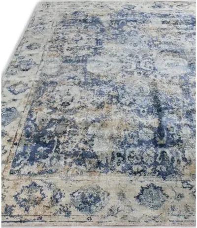 Janney Hand-Knotted Rug - Blue - Exquisite Rugs - Blue