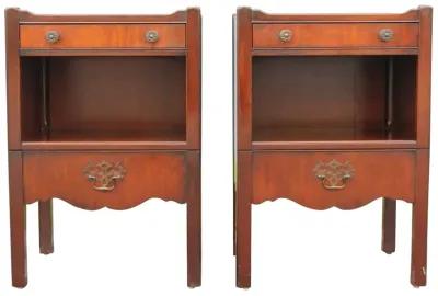 1940s Nightstands - Set of 2 - Something Vintage