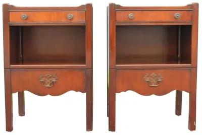 1940s Nightstands - Set of 2 - Something Vintage