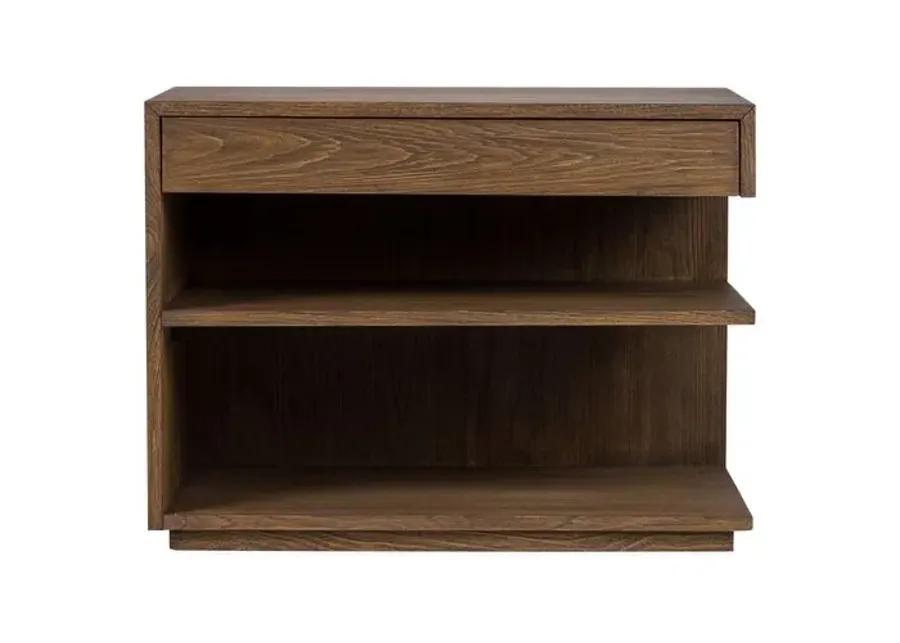 Laguna Right-Facing Nightstand - Mesa Brown - Brownstone Furniture