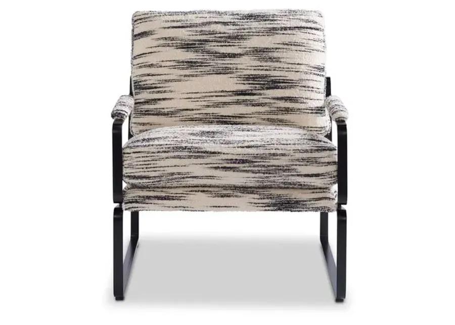 Harrison Chair - Salt/Pepper - Miles Talbott - Handcrafted - Black