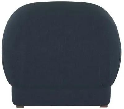 Benton Ottoman - Navy - Cloth & Company - Handcrafted - Blue