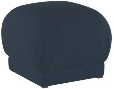 Benton Ottoman - Navy - Cloth & Company - Handcrafted - Blue