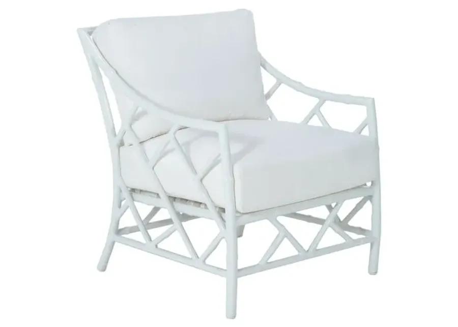 Kit Outdoor Lounge Chair - White