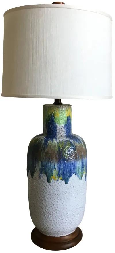 Oversize Midcentury Drip Glaze Lamp - C the Light Interiors