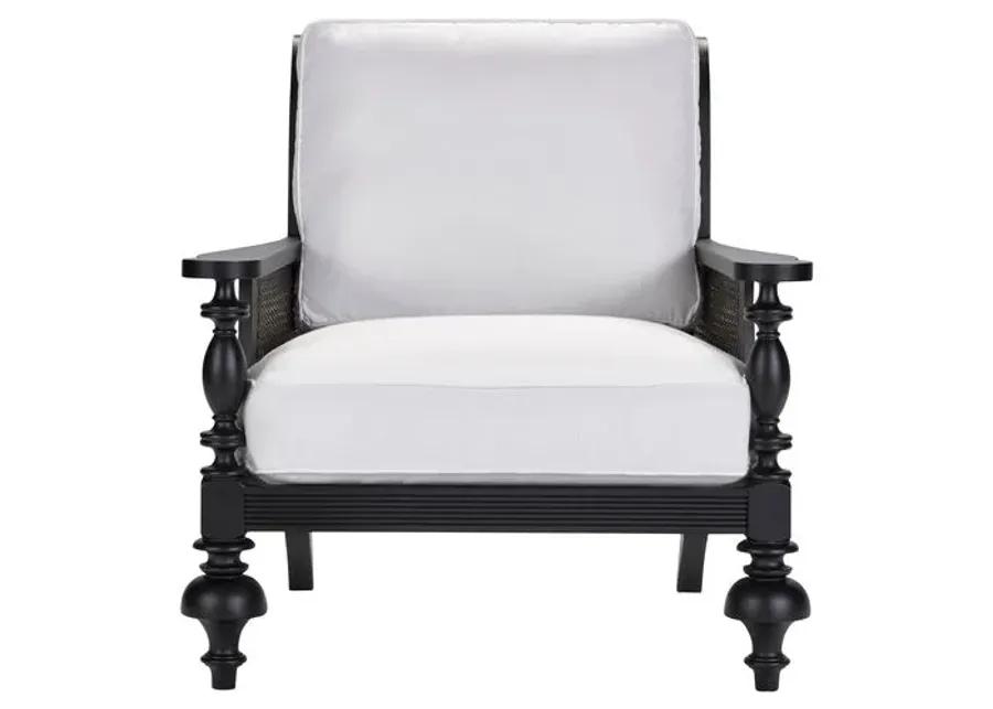 Hemingway Plantation Outdoor Lounge Chair - Black/Natural - Lane Venture - White