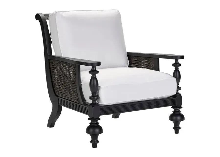 Hemingway Plantation Outdoor Lounge Chair - Black/Natural - Lane Venture - White