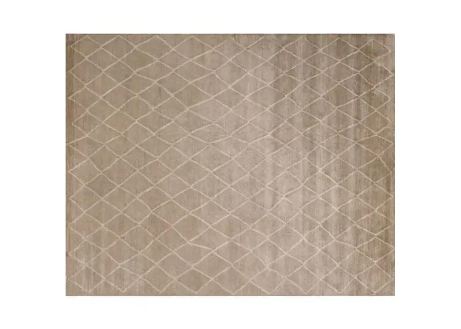 Nehon Hand-Knotted Rug - Brown - STARK - Brown