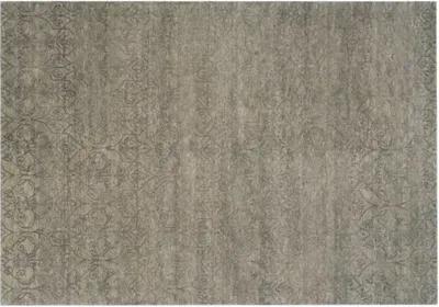 Rajur Hand-Knotted Rug - Gray - STARK - Gray