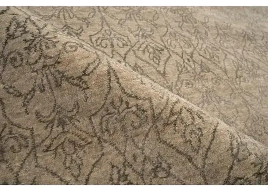 Tisra Hand-Knotted Rug - Brown - STARK - Brown