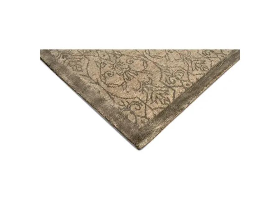 Tisra Hand-Knotted Rug - Brown - STARK - Brown