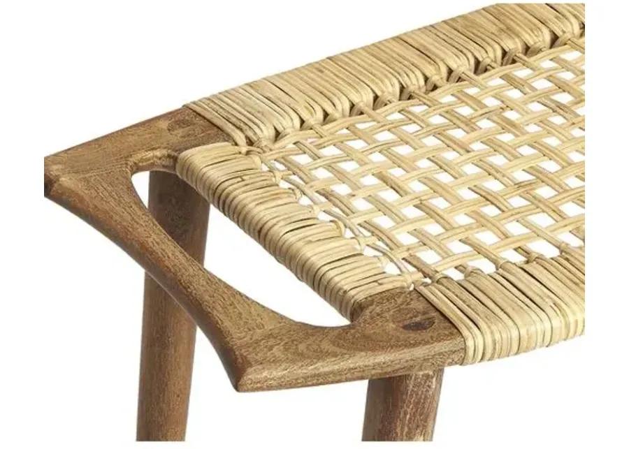 Leila Stool - Natural - Brown