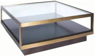 Nordin Coffee Table - Walnut - Gold